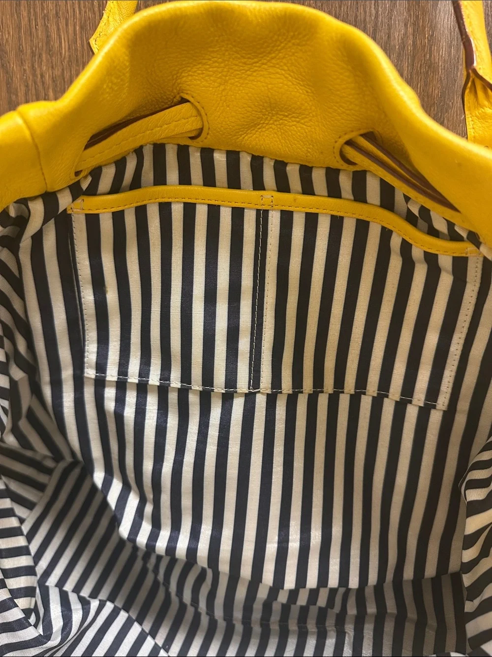 kate spade Yellow Leather Shoulder Tote